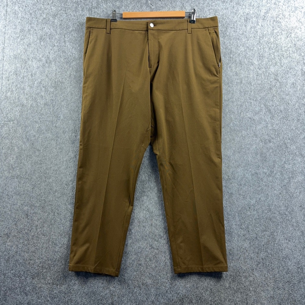 Lululemon Men Commission Slim Fit 39x26 Warpstreme Pants Artifact Brown Tag 38
